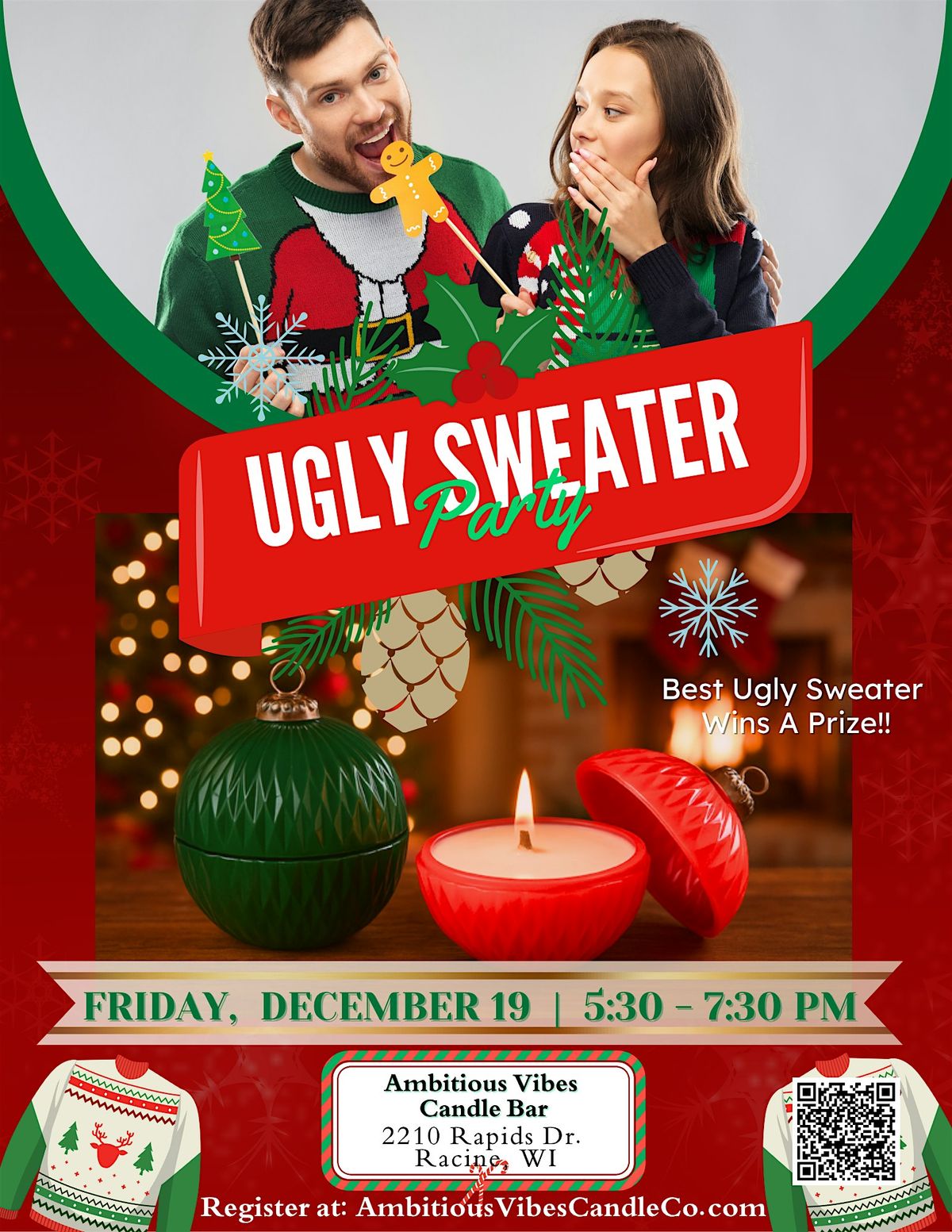 Ugly Sweater Candle Making Party