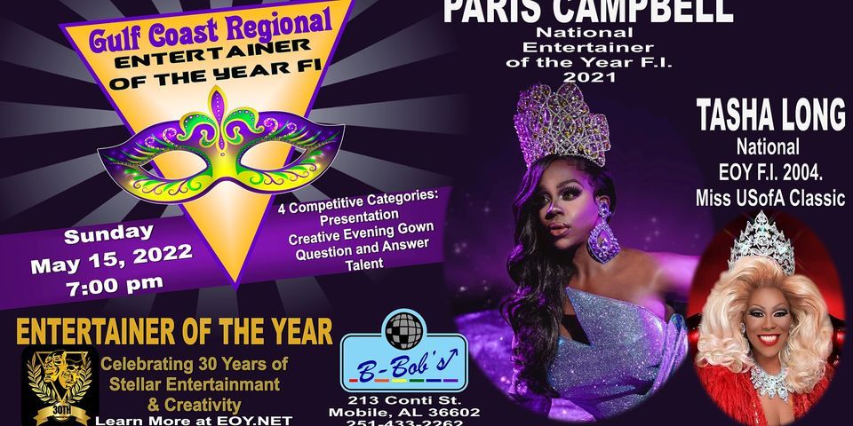 Gulf Coast Regional Entertainer Of The Year FI Pageant At B-Bobs! | 213 ...