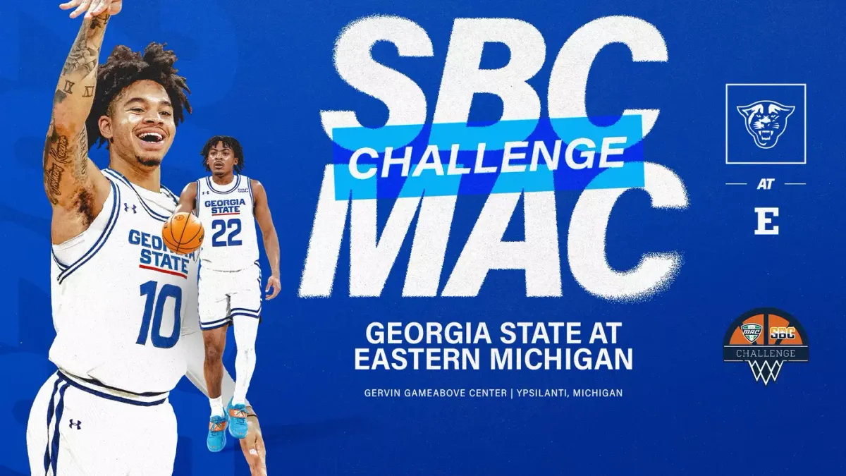 Georgia State Panthers at Eastern Michigan Eagles Mens Basketball