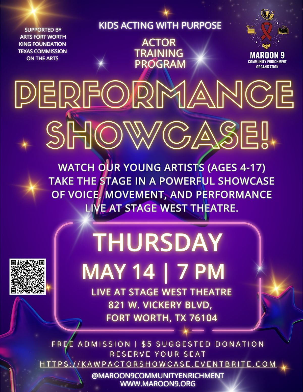Kids Acting With Purpose: Actor Training Program Showcase
