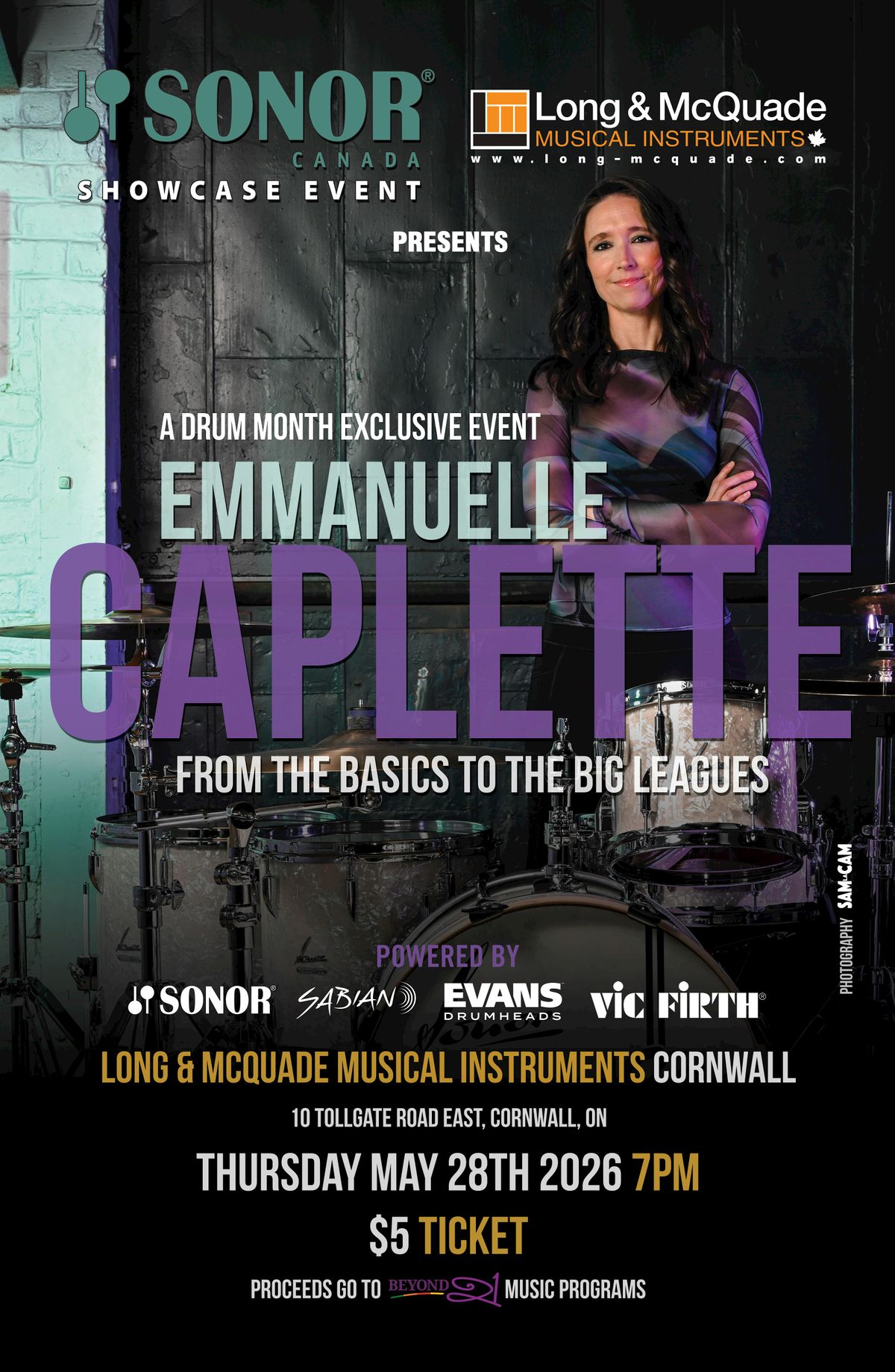 Ed Caplette L&M Cornwall Presents: Emmanuelle Caplette - From Basics to the Big ...