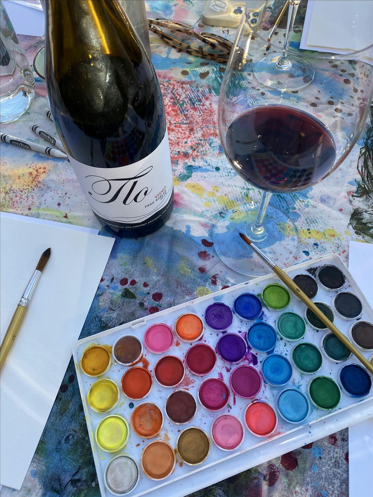 Watercolor & Wine