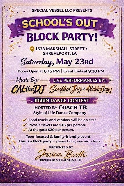 School's Out Block Party