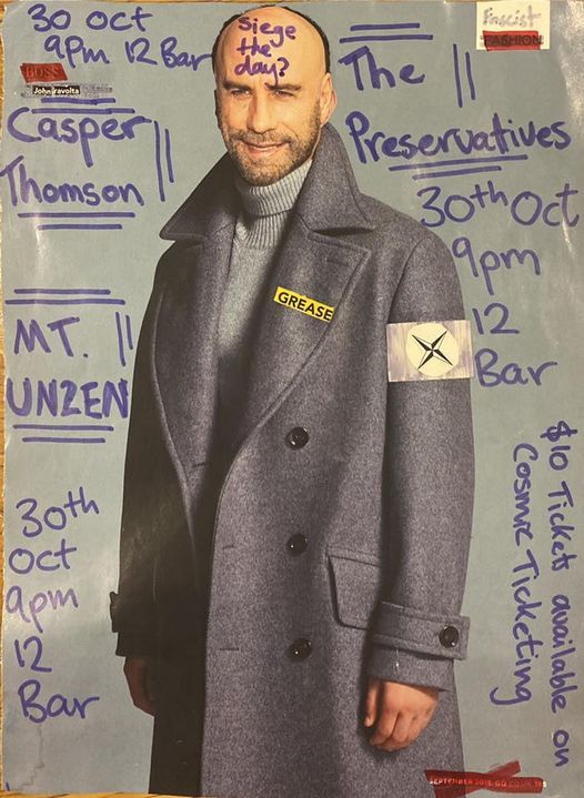 Casper Thomson, Mt Unzen & The Preservatives at 12 Bar