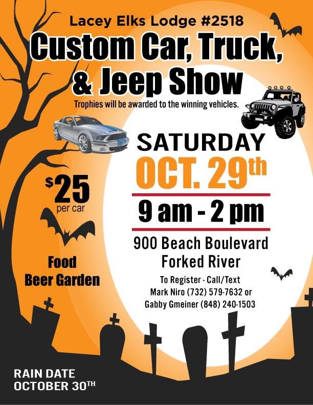Lacey Elks 2nd Annual Car/Truck/Jeep Show Elks B P O E Lacey Elks B P