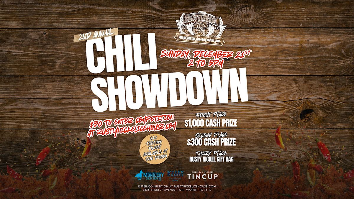 Chili Showdown Competitor Entry Fee