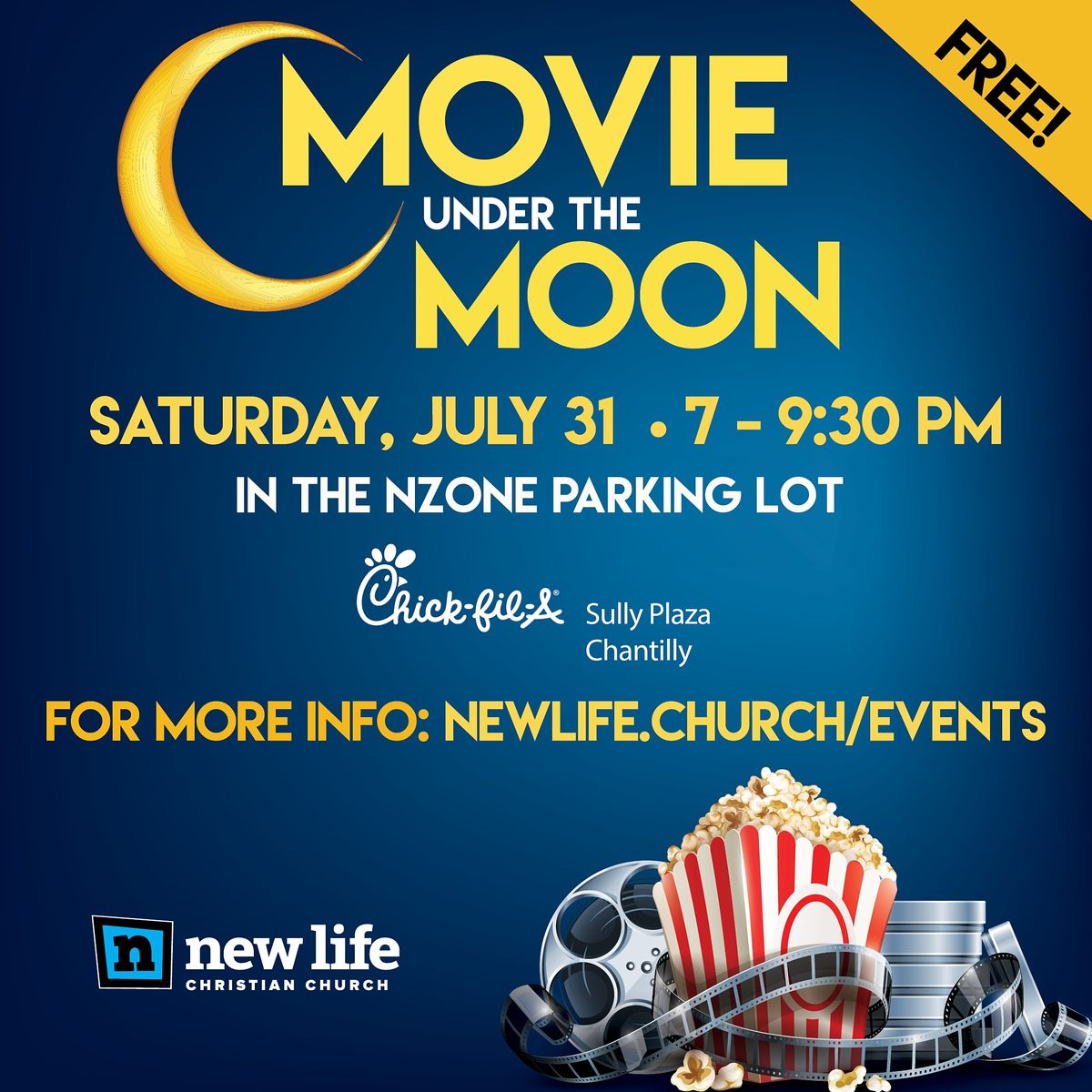 Movie Under The Moon The Nzone Chantilly Va July 31 21