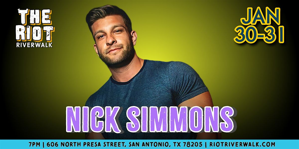 Comedian Nick Simmons Live in San Antonio at Riot Riverwalk Comedy Club