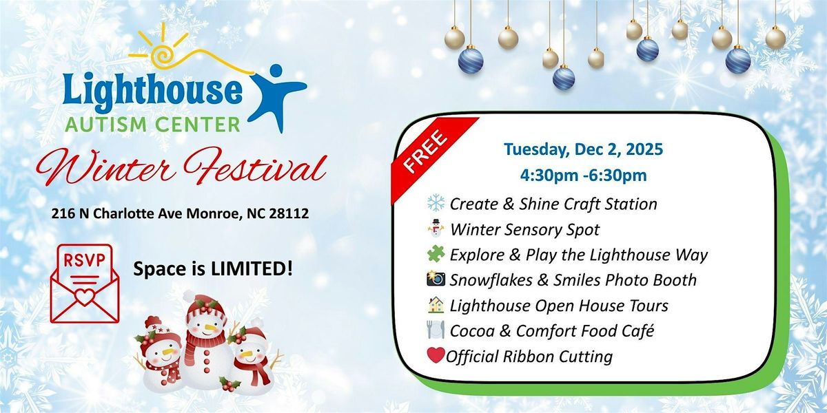 Lighthouse Autism Center Winter Festival - Monroe