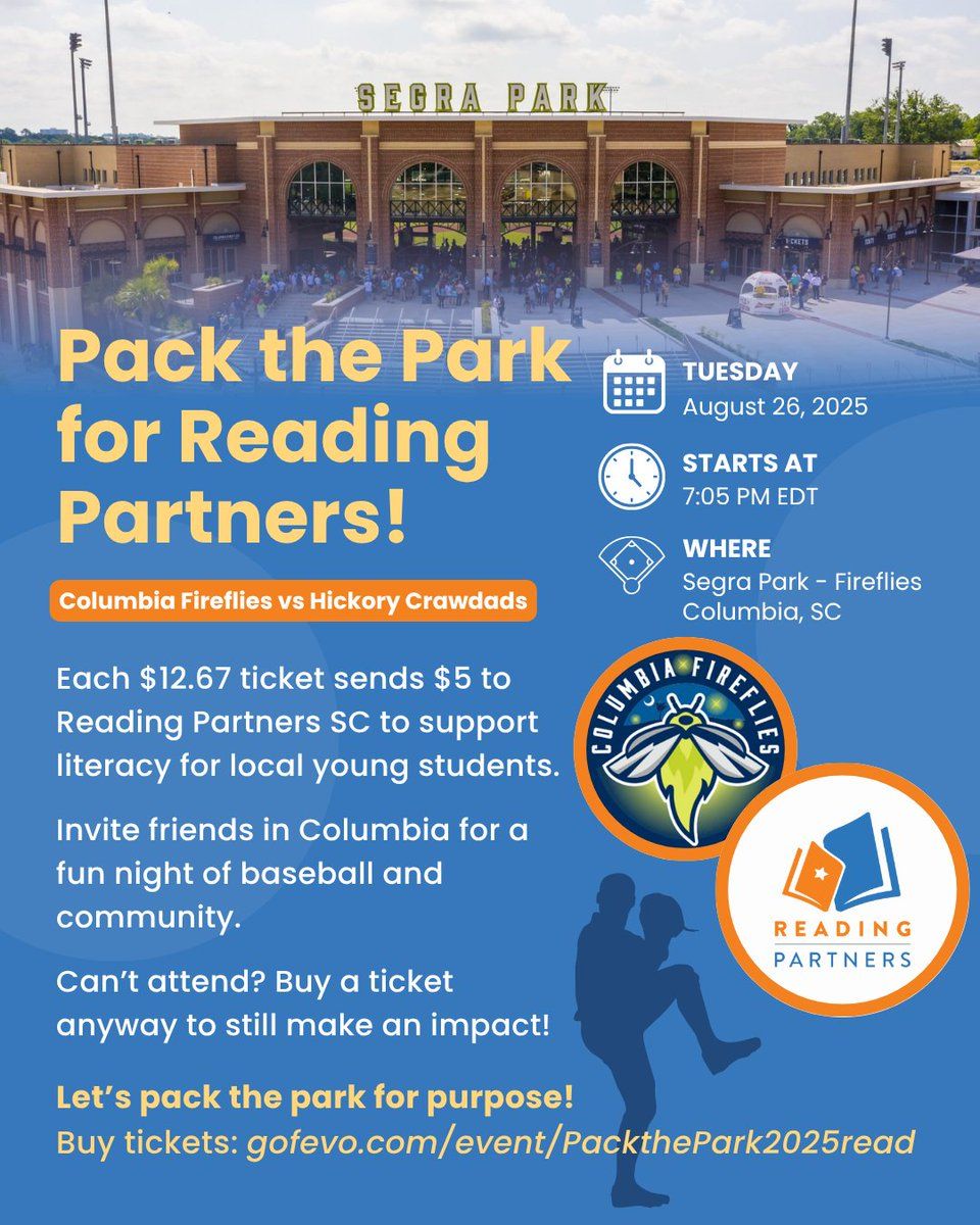 Hickory Crawdads at Columbia Fireflies at Segra Park