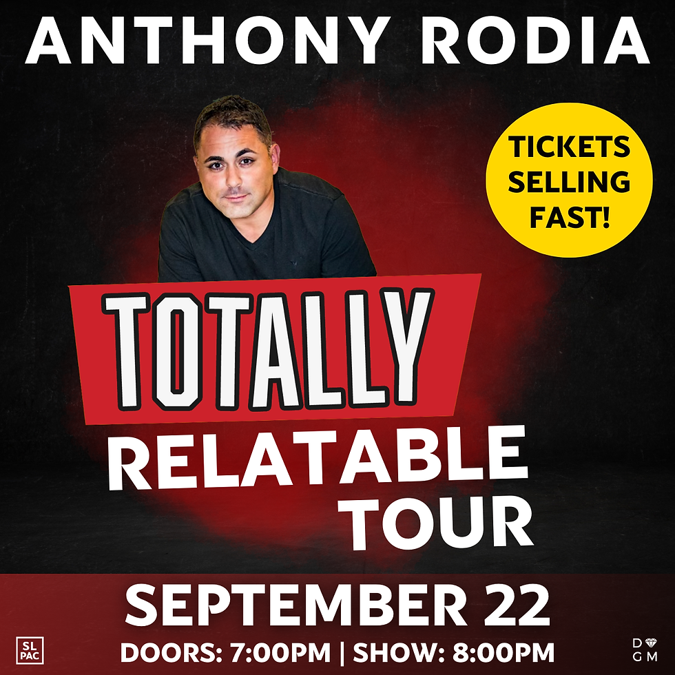 Anthony Rodia at Bergen Performing Arts Center