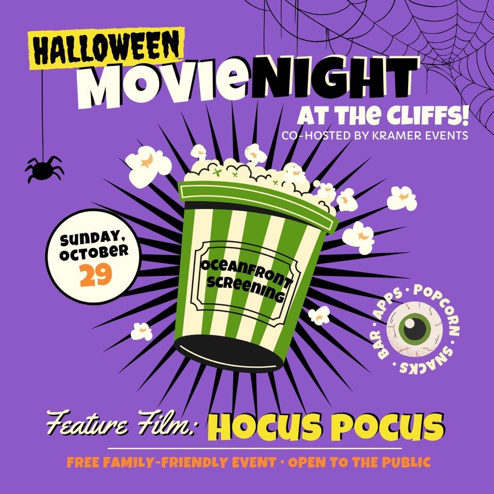 Movie Night Hocus Pocus! The Cliffs Hotel and Spa, Pismo Beach, CA