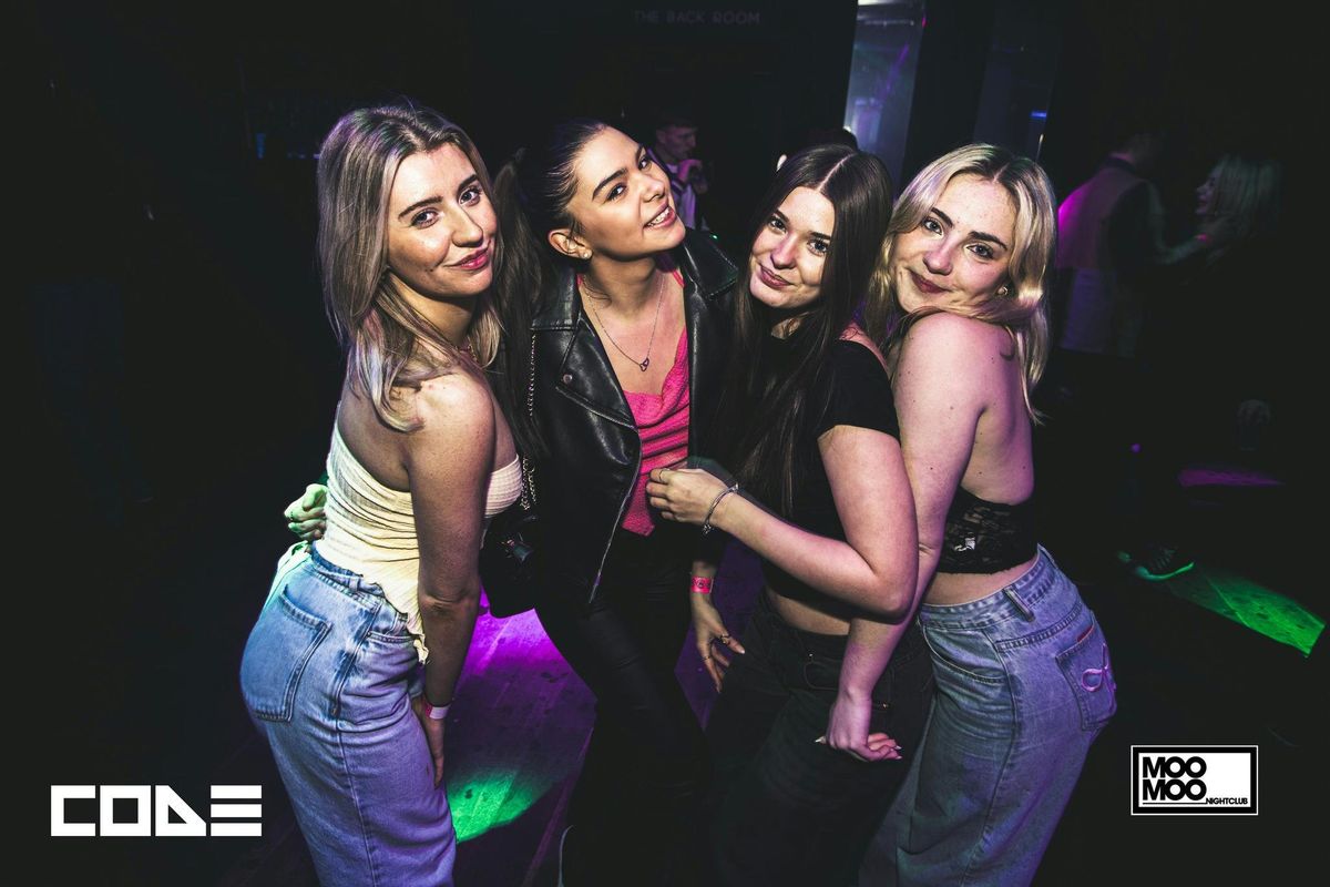 CODE Friday 24th April At MooMoo!