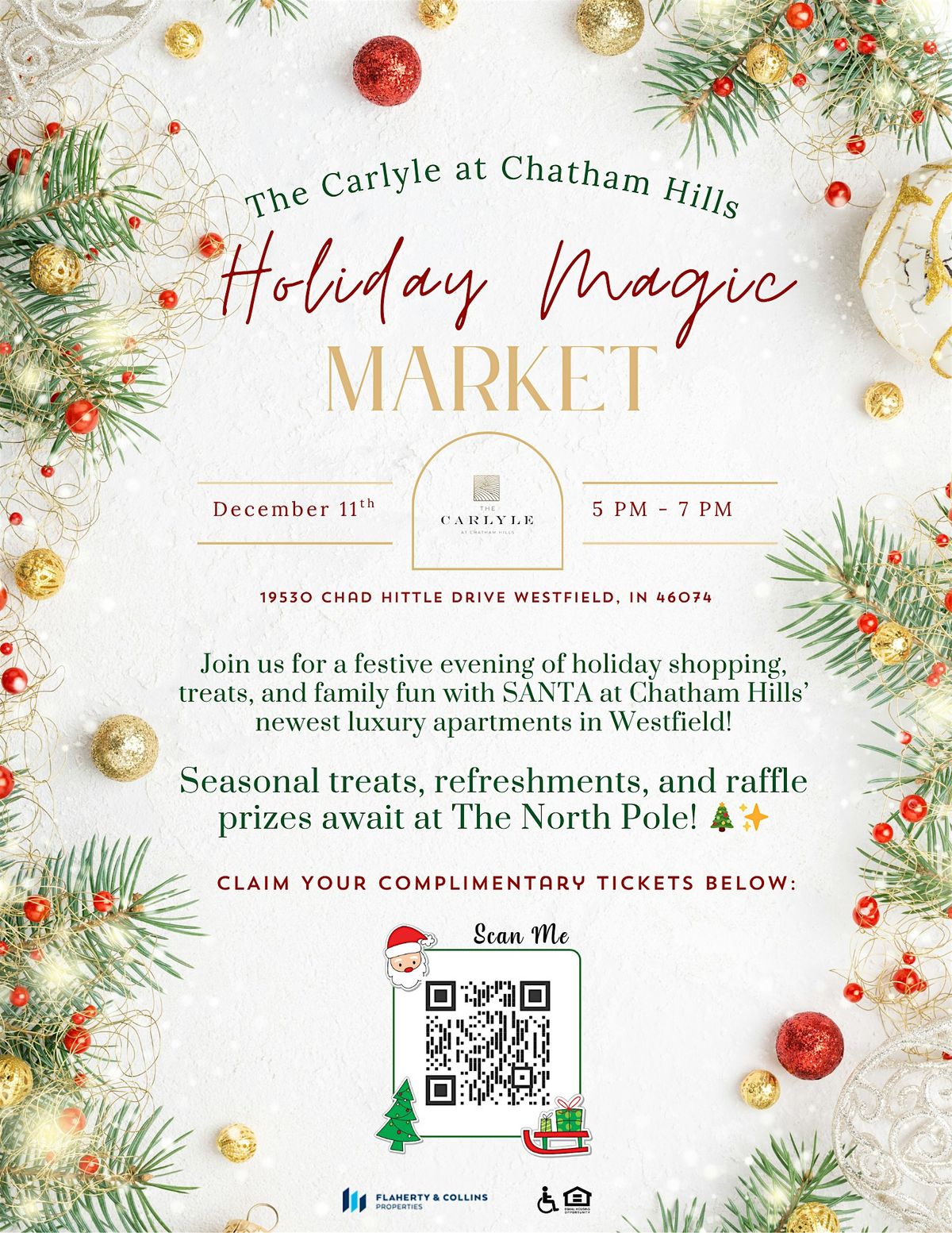 Holiday Magic Market at The Carlyle at Chatham Hills