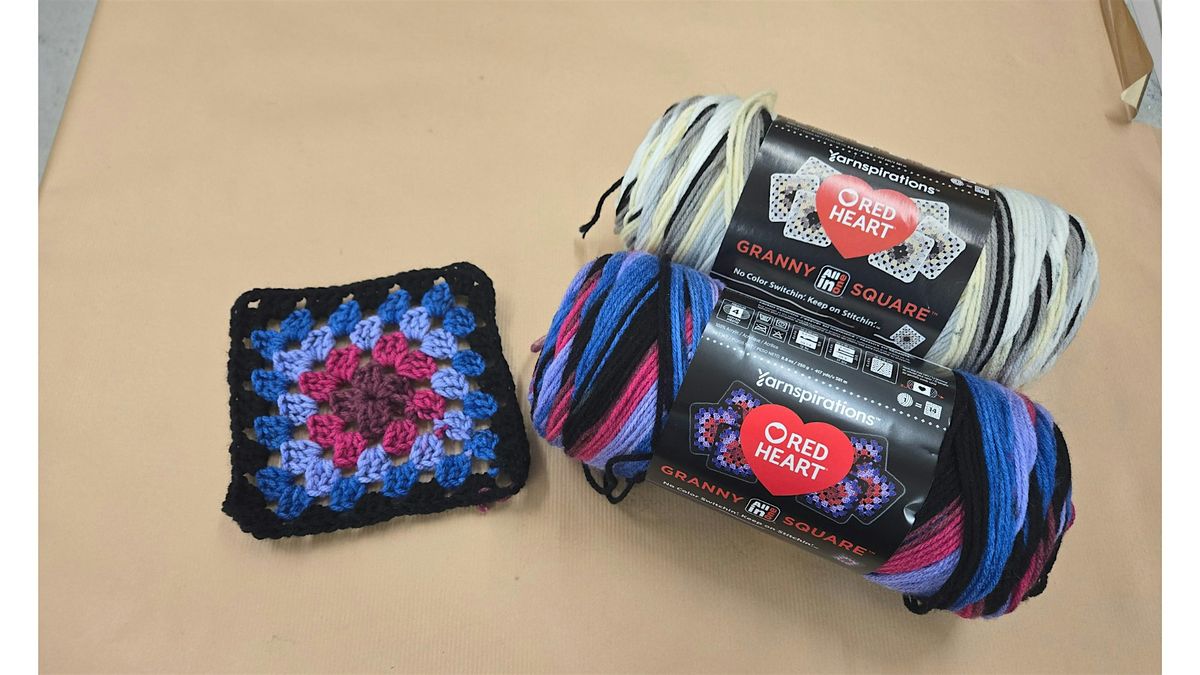 Red Heart Granny Square - Mapunapuna