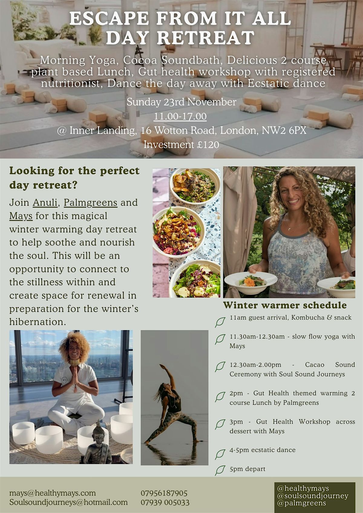 ESCAPE FROM IT ALL DAY RETREAT