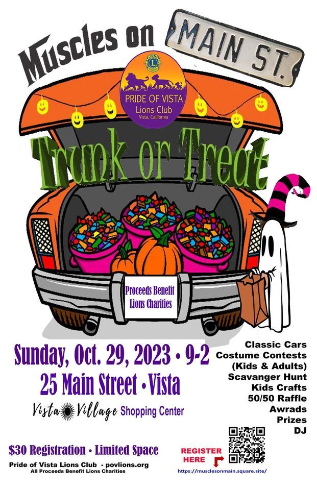 Muscles On MainTrunk or Treat Vista Village October 29, 2023