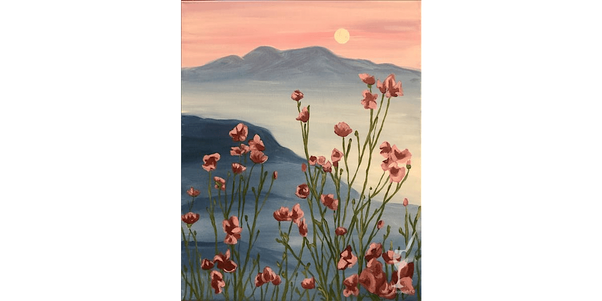 Pretty Mountain Morning - Paint and Sip in Houston | Classpop!\u2122