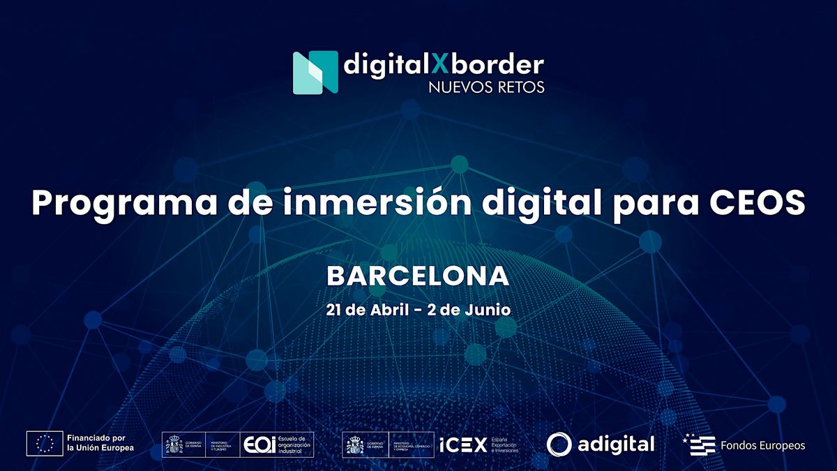 Programa DigitalXBorder Barcelona - 7 Jornadas