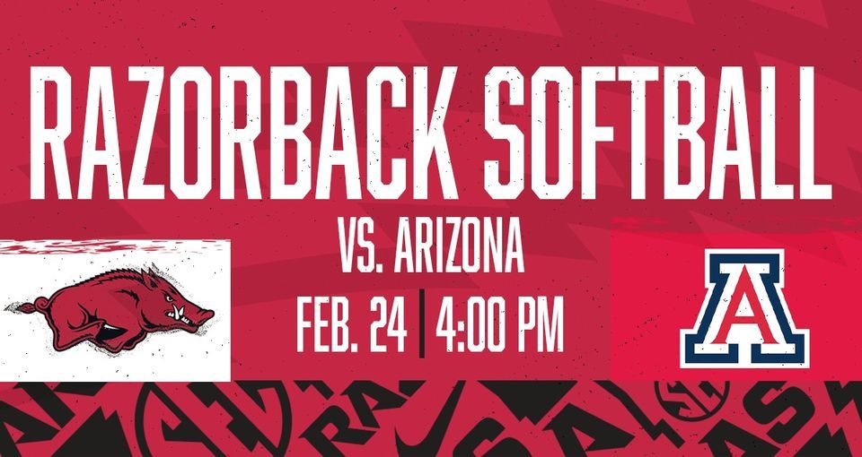 Razorback Softball vs. Arizona | Bogle Park, Fayetteville, AR ...