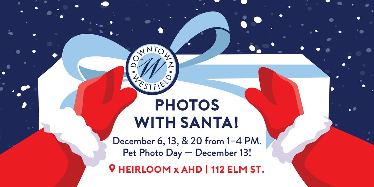 Photos with Santa at Heirloom x AHD in Westfield