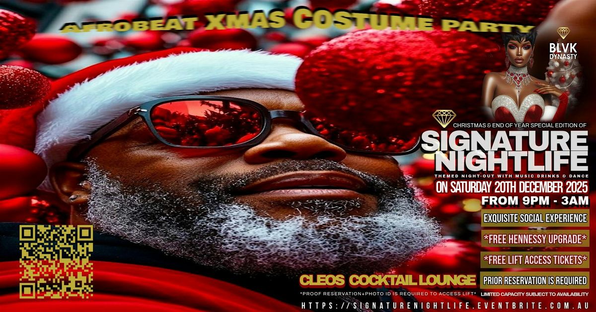 AFROBEAT XMAS COSTUME PARTY