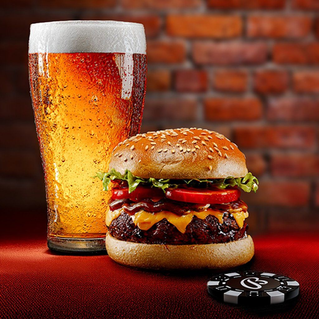 Burger, Beer & Bet \u00a310 on Thursdays