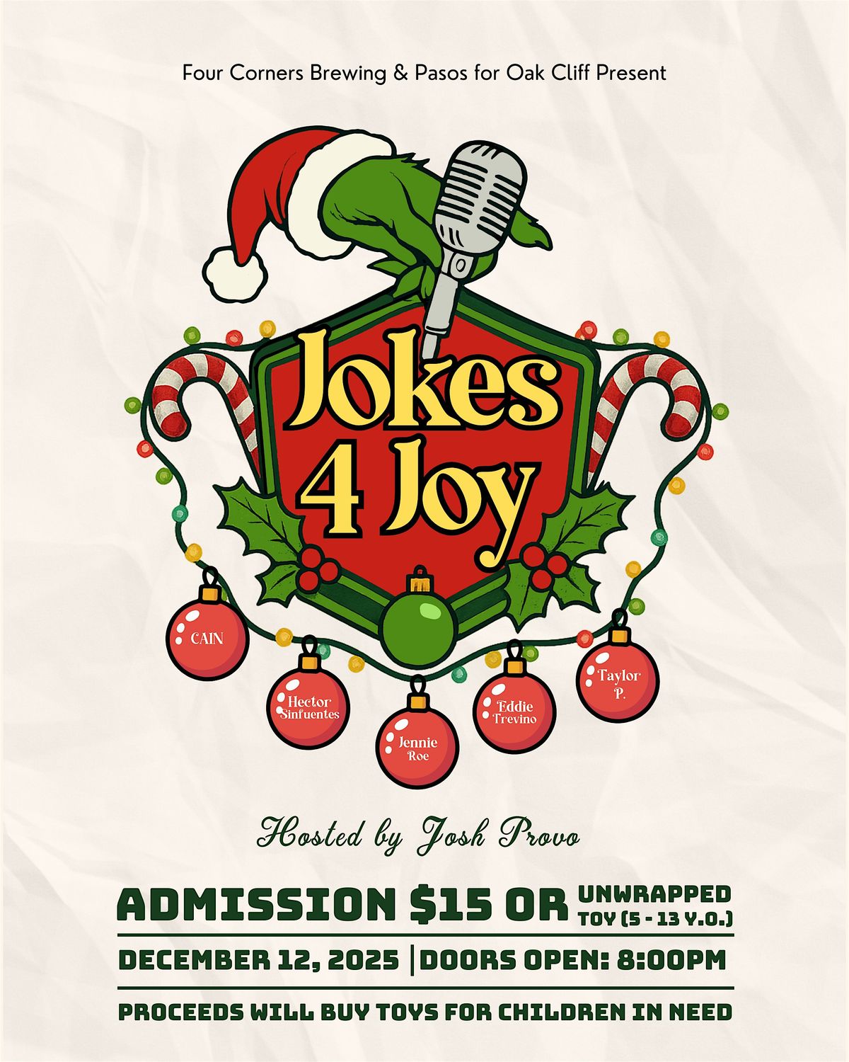 Jokes for Joy | Charity Comedy Event