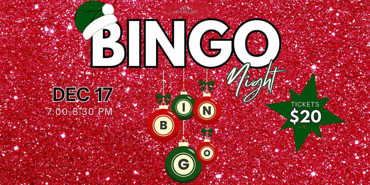 Holiday Wine and Bingo Night @ 425 Cellars