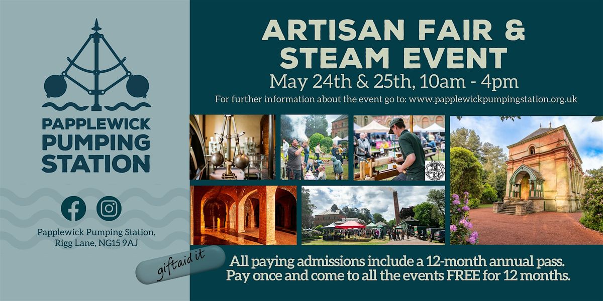 Artisan Fair & Steam Event at Papplewick Pumping Station