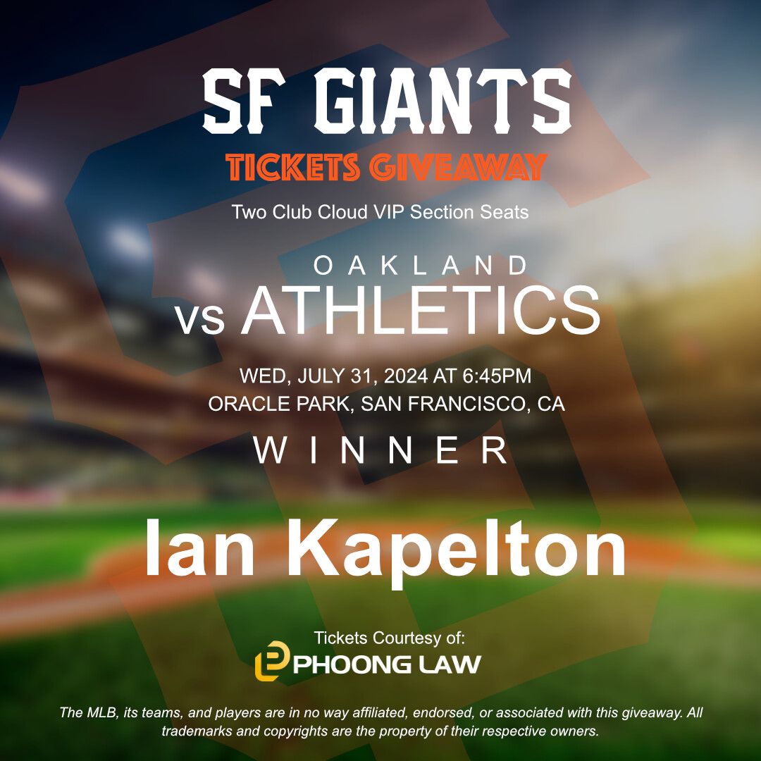 Athletics at San Francisco Giants at Oracle Park