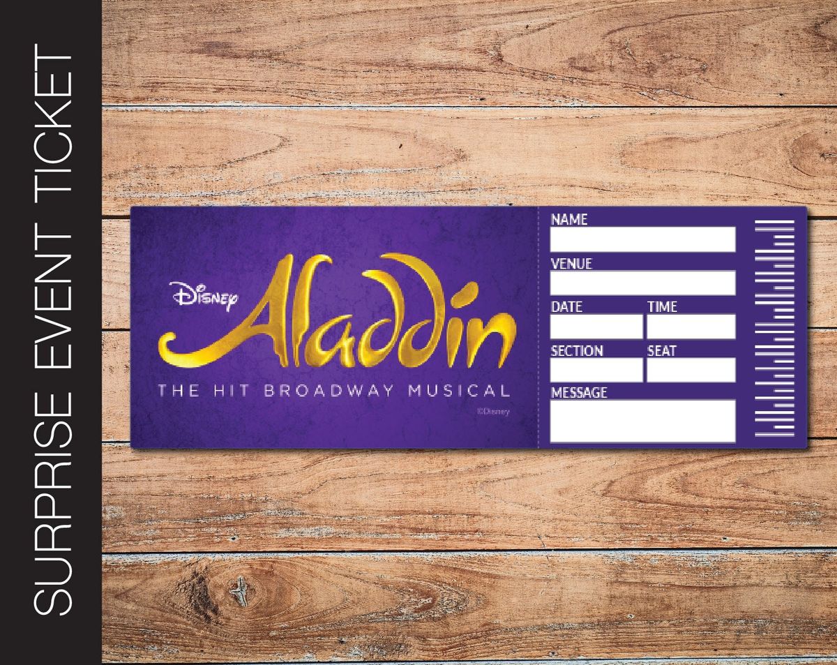 Aladdin at New Amsterdam Theater