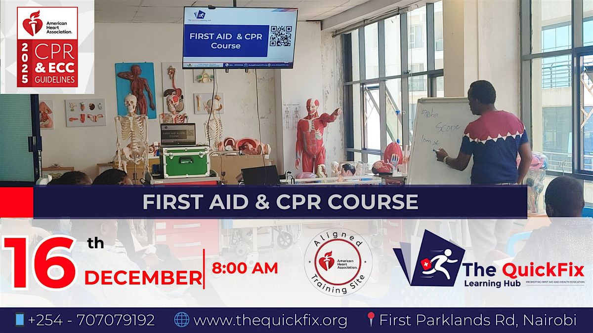 FIRST AID & CPR Course