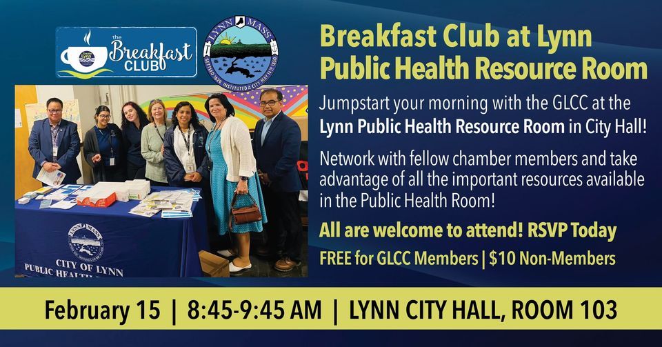 Breakfast Club at Lynn Public Health Resource Room City of Lynn, MA