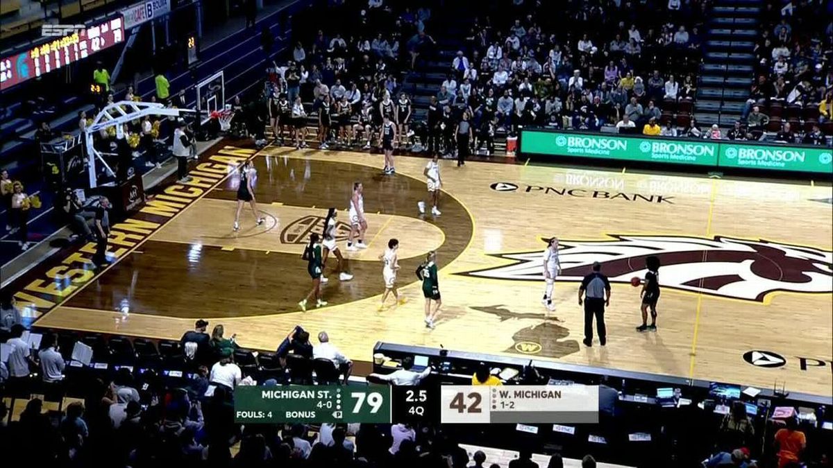 Western Michigan Broncos at Michigan State Spartans Womens Basketball