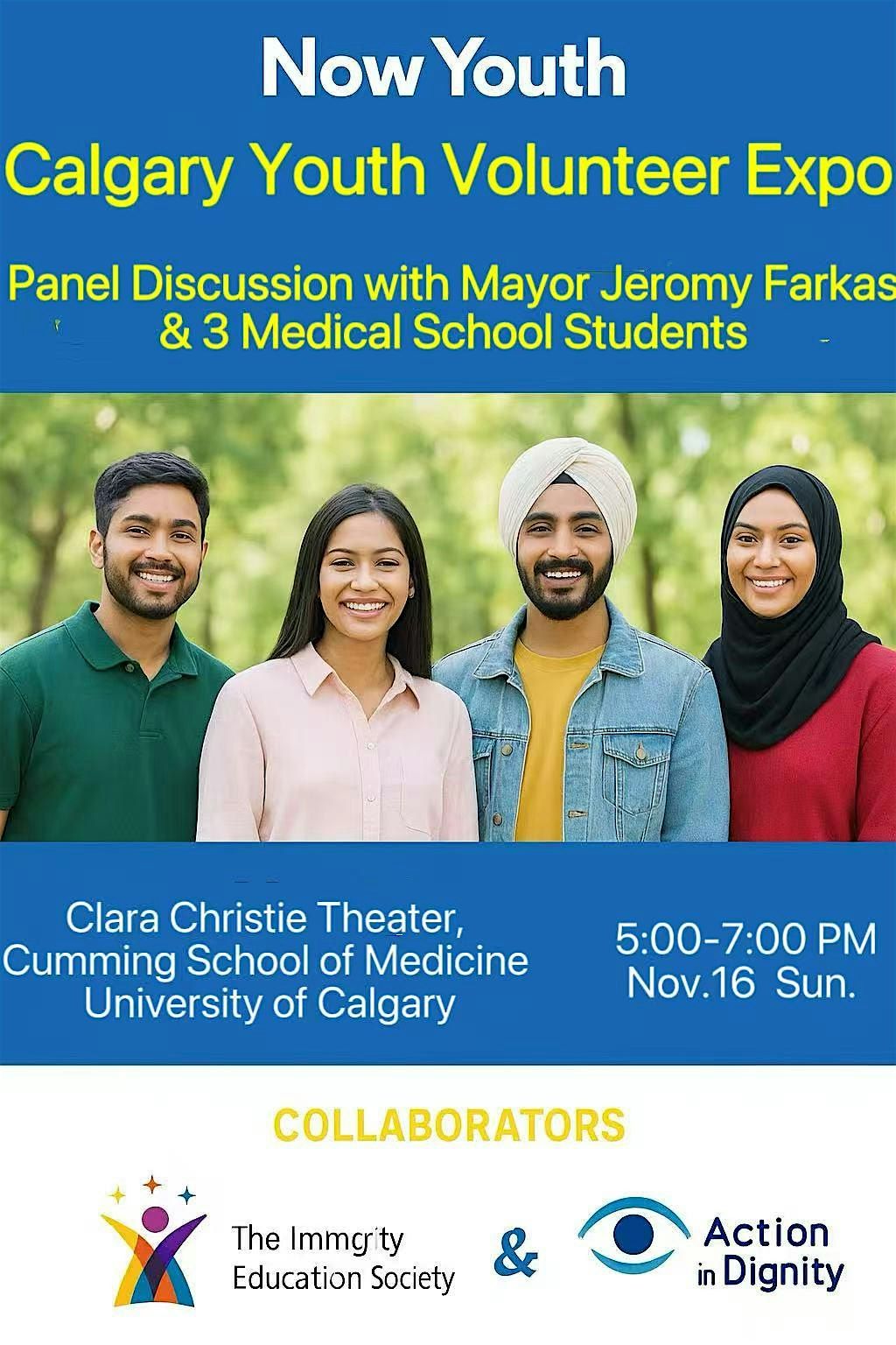 YouthVolunteer& LeadershipExpo(Panel Discussion with Mayor&MedSchoolStudent