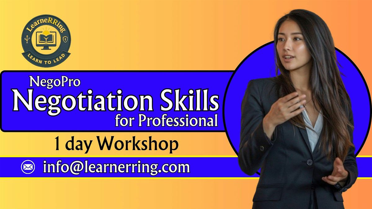 Negotiation Skills - Professional 1 Day Workshop | Jersey City, NJ