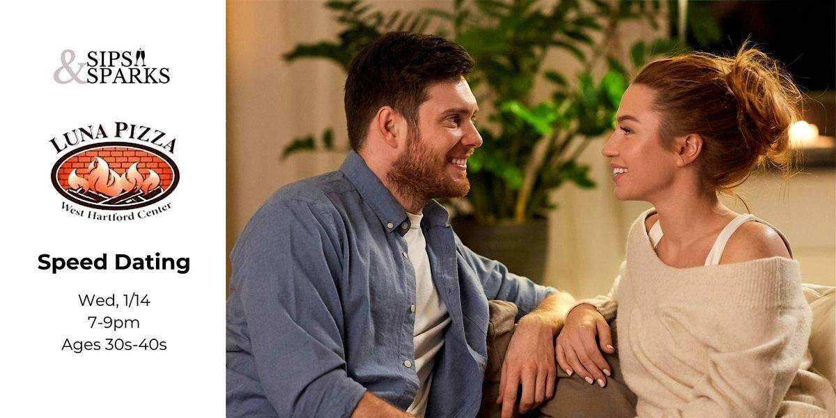 Speed Dating Ages 30s-40s in West Hartford  at Luna Pizza