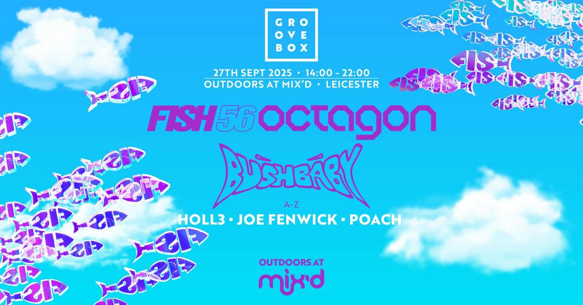 FISH56OCTAGON, BUSHBABY | Groovebox @ Mix'd Courtyard, Leicester