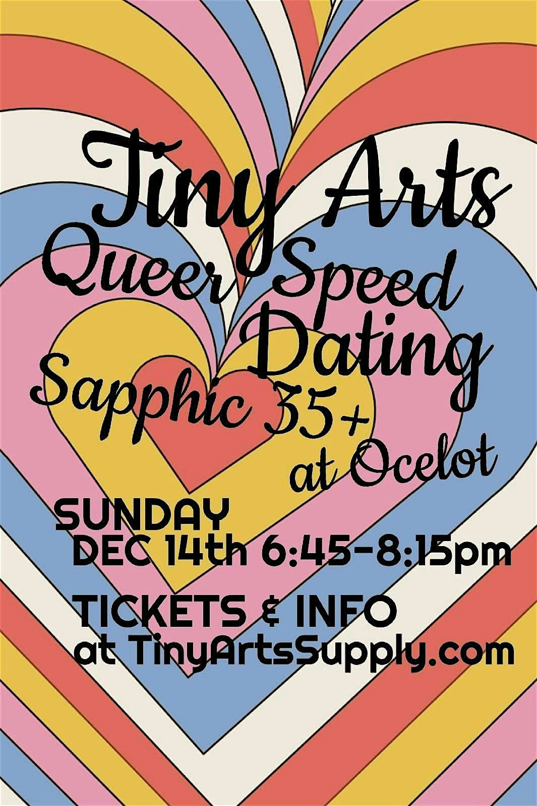 Speed Dating for Queers - Sapphic 35+