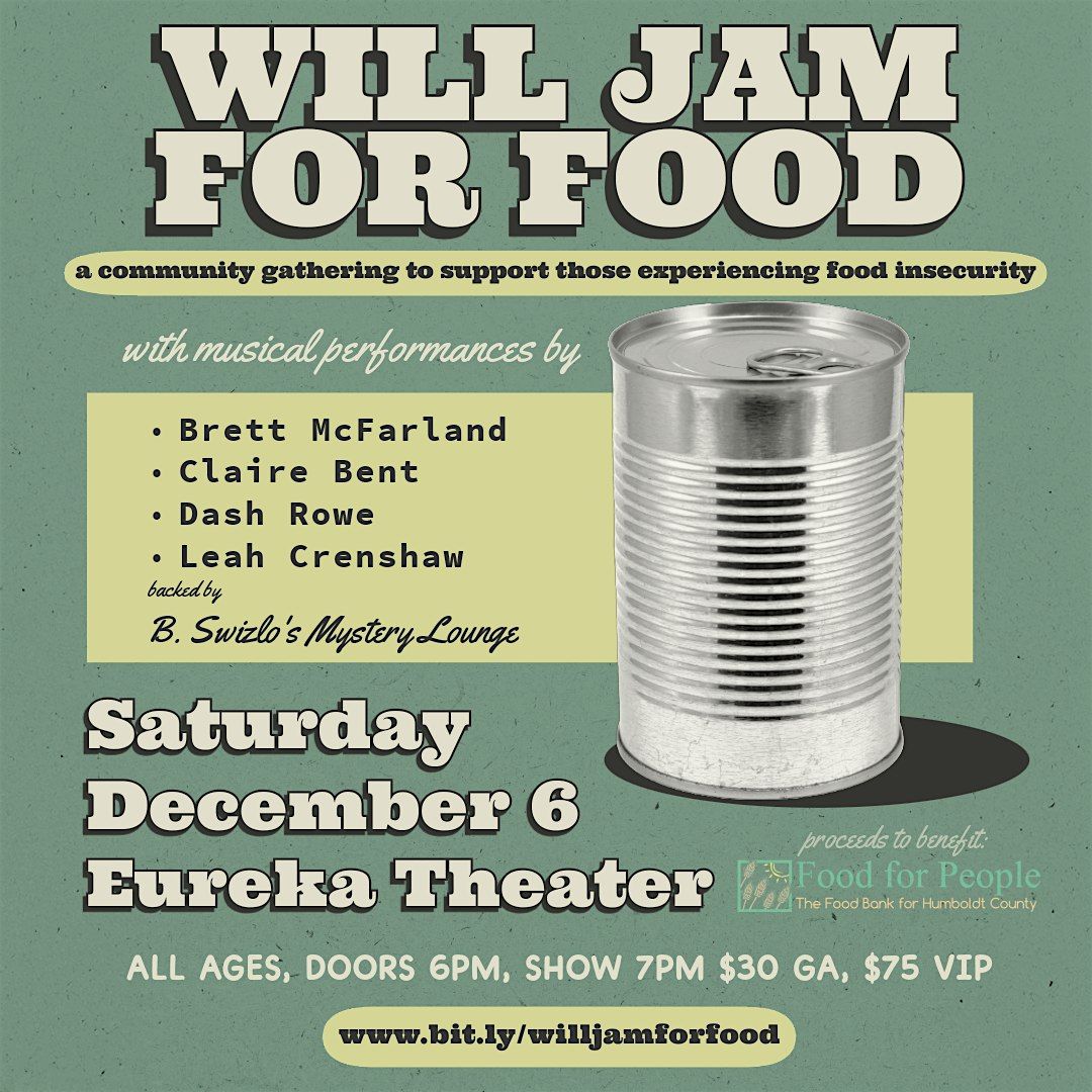 Will Jam For Food: A Benefit Concert to Combat Food Insecurity