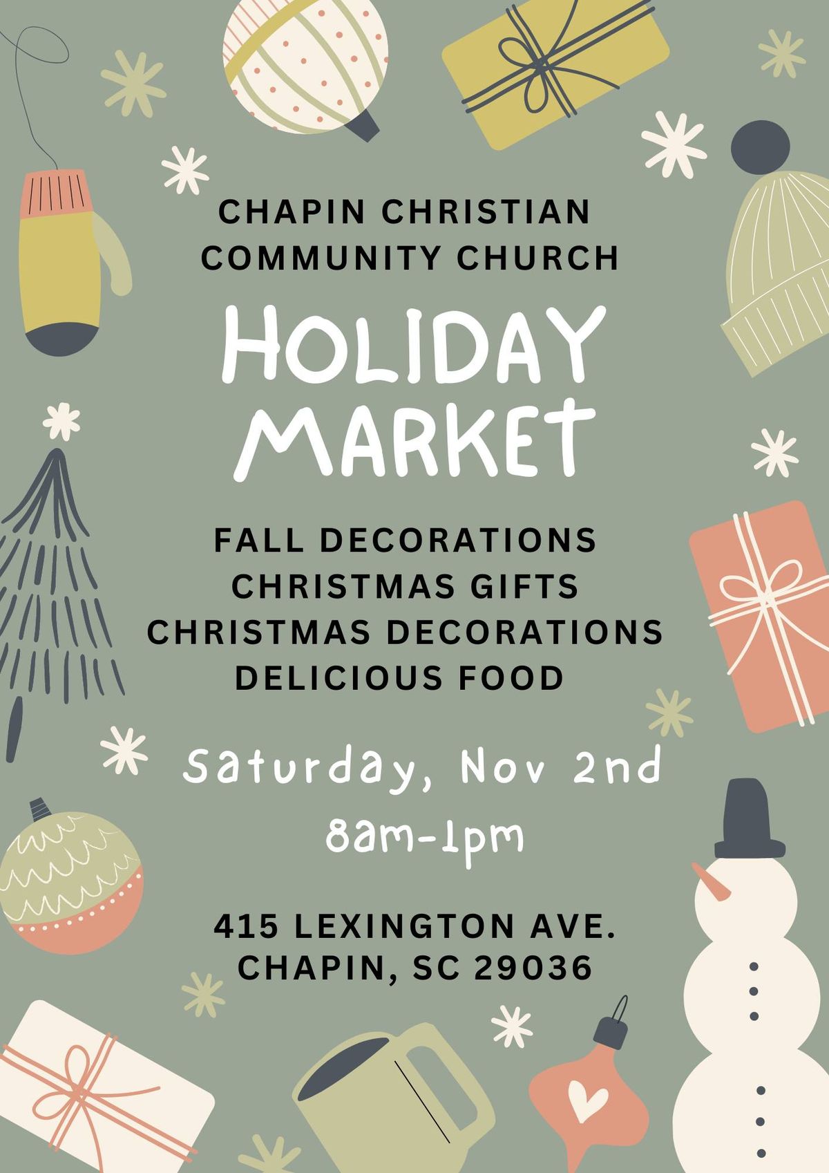 Holiday Market 415 Lexington Ave, Chapin, SC 290368092, United