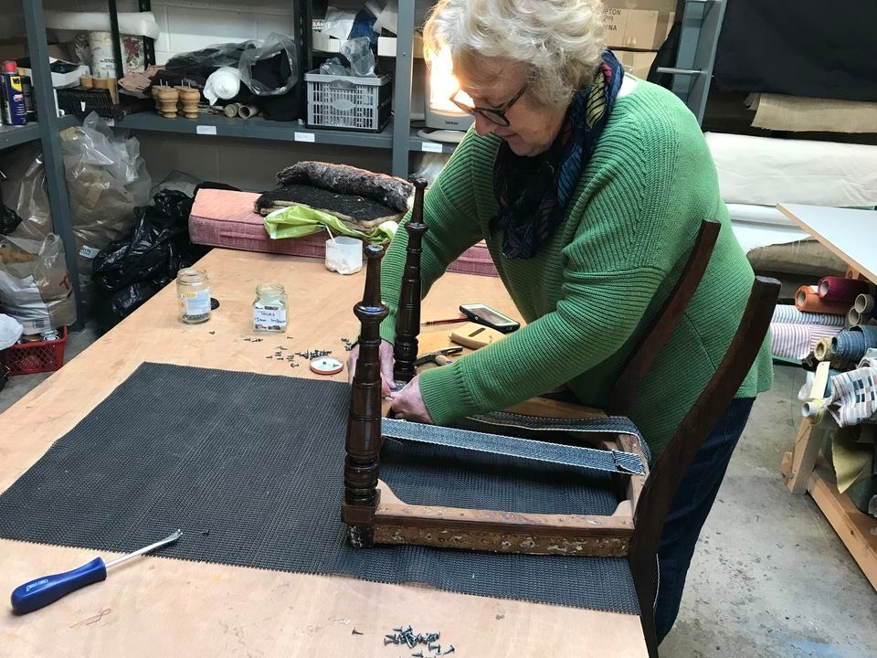 Six Week Friday Morning Beginners Upholstery Course starting June 16