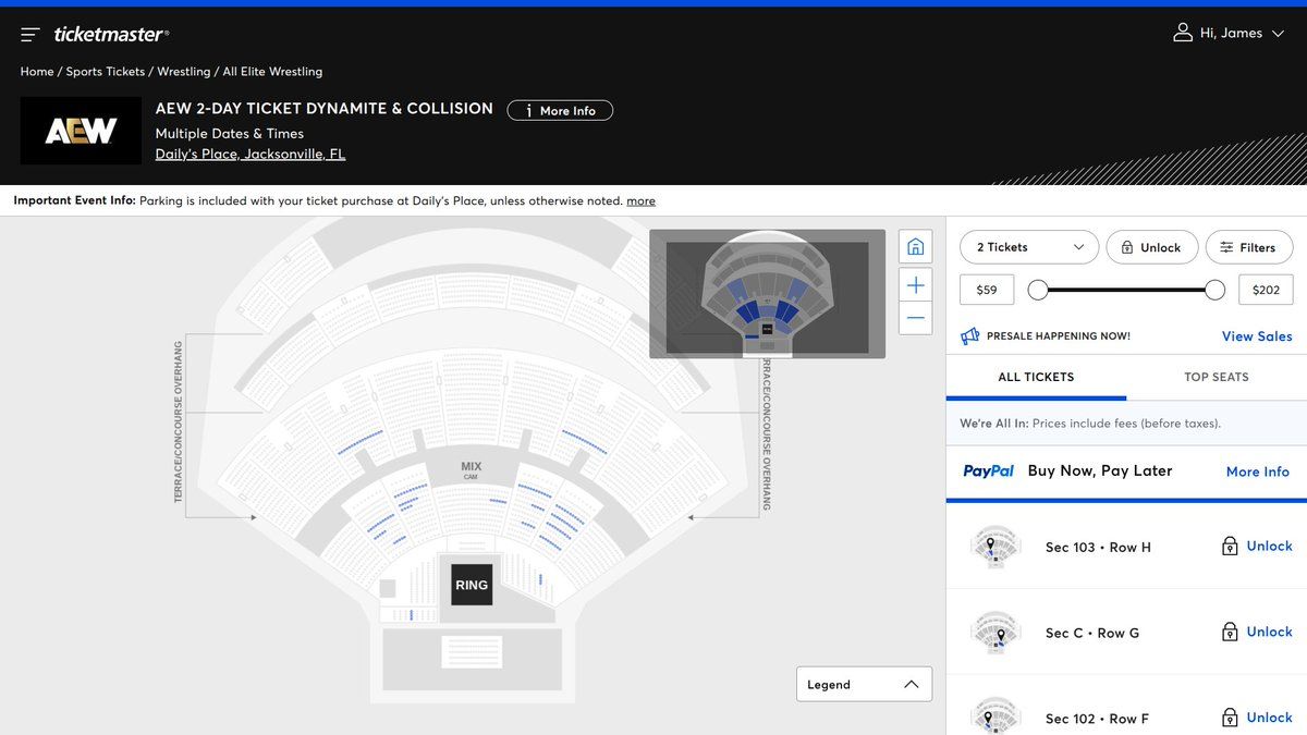 AEW Dynamite and Collision Combo 2-Day Ticket