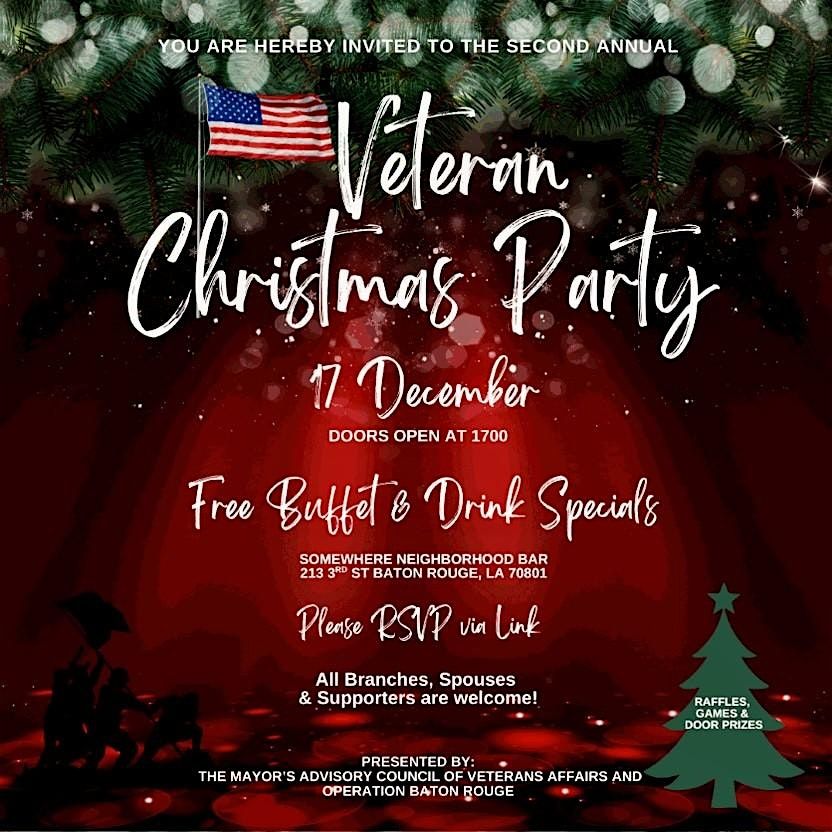 Baton Rouge Second Annual Veterans Christmas Party