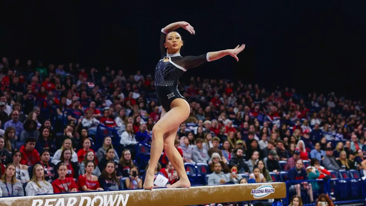 Parking Denver Pioneers at BYU Cougars Womens Gymnastics