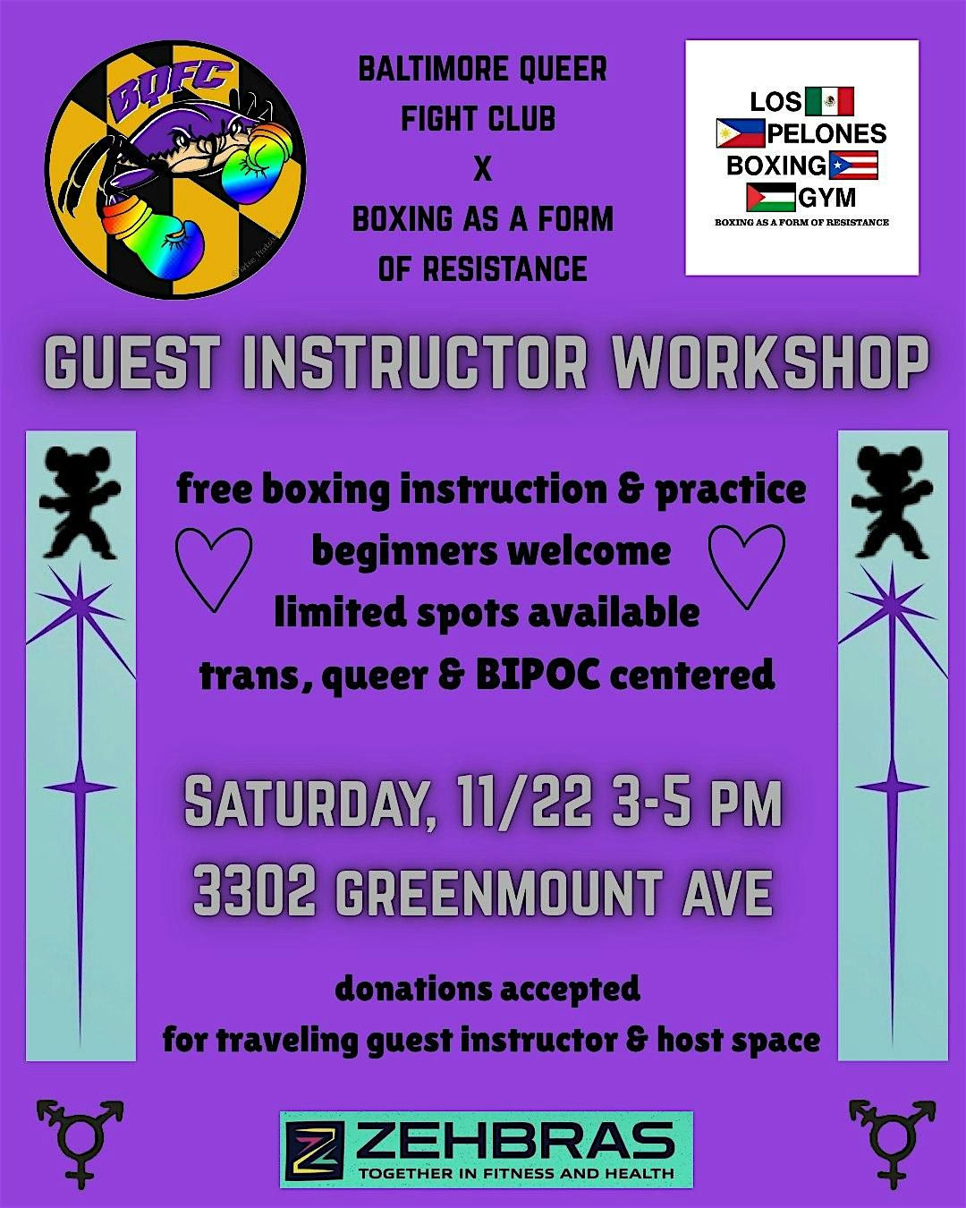 BQFC x BAAFOR free boxing workshop