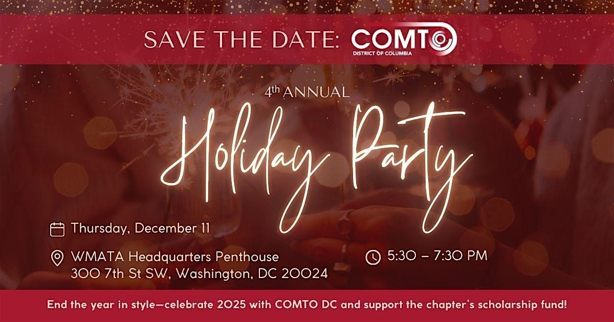 COMTO DC 2025 HOLIDAY PARTY