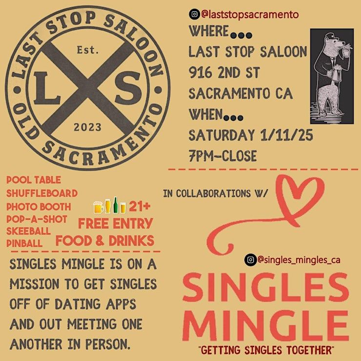 Singles Mingle Ca Last Stop Saloon in Sacramento Last Stop Saloon