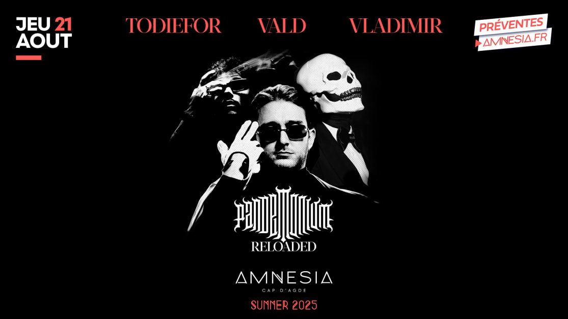 Vladimir Cauchemar + Vald + Todiefor in Agde